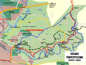 Mapka szlaków - kliknij aby powiększyć.